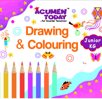 <b>Drawing book Cover page JR Kg-Ver4</b>